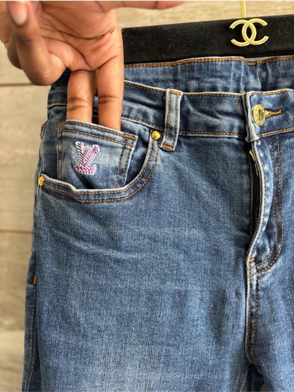 Custom Monogram Jeans - Picture 6 of 17